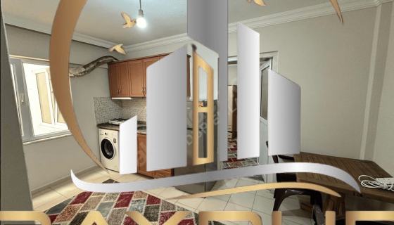 MUĞLA KÖTEKLİ'DE KİRALIK 1+1 EŞYALI BODRUM KAT DAİRE